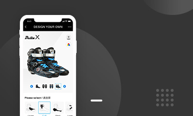 溜冰鞋配色定制系统